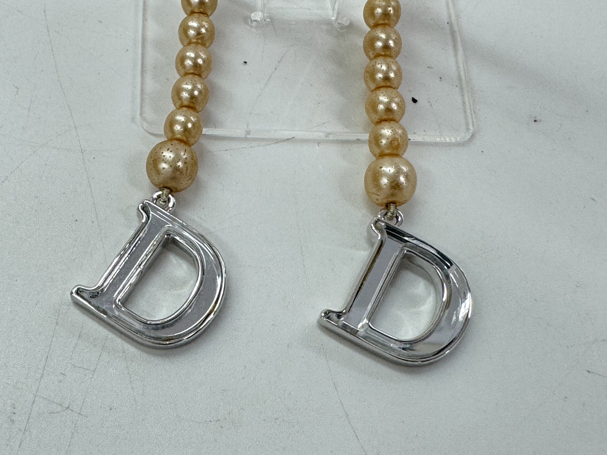 Dior Dior Pearl Hanging Long Earrings
