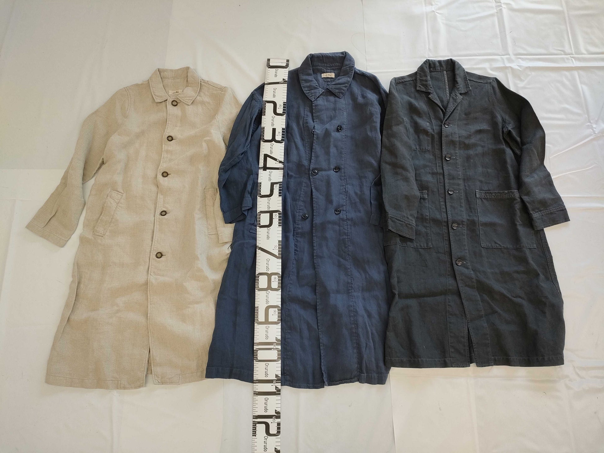 nest robe 3-piece set of dresses and haori made from 100% linen