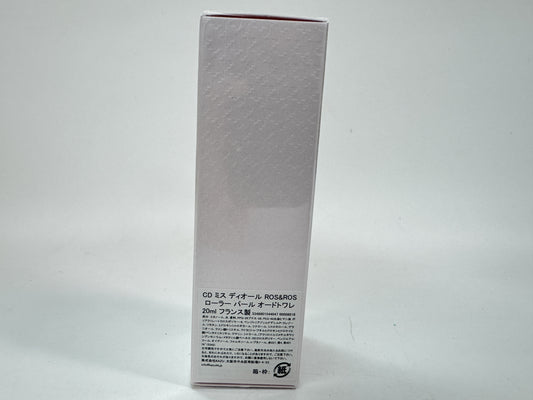 Dior ROS&ROS Roller Pearl Eau de Toilette 20ml Unused Perfume