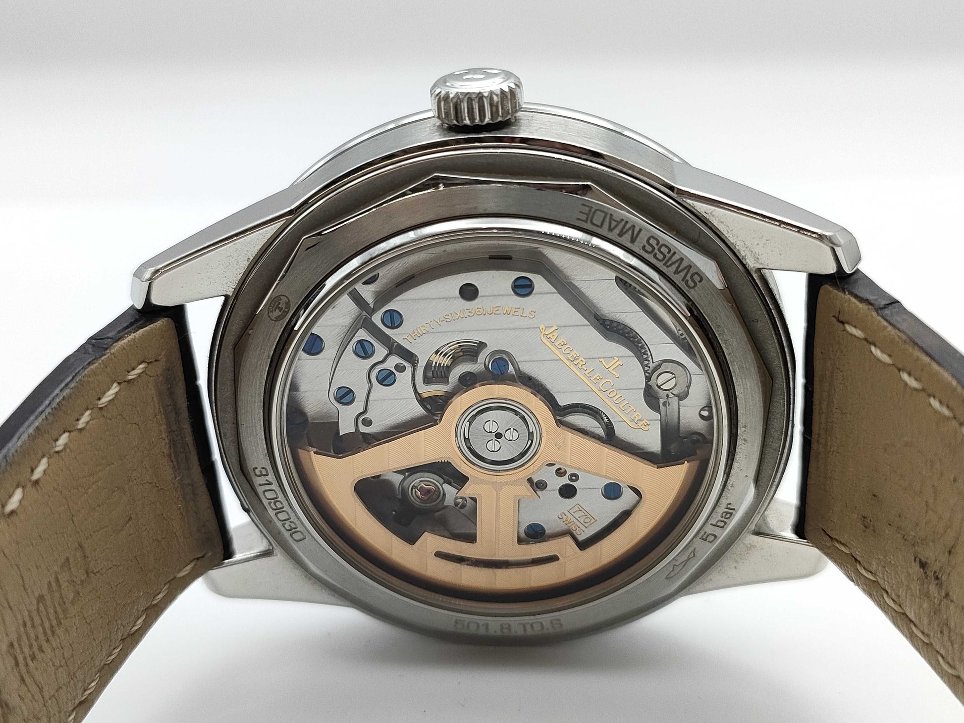 JAEGER LECOULTRE Geophysics True Seconds Q8018420 501.8.T0. S 3109030 Autoquartz Men's Watch
