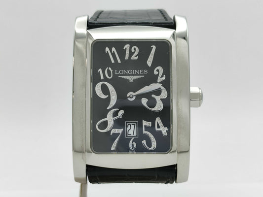 LONGINES Dolce Vita L5.686.4 33786325 Quartz Black Dial Men's Watch