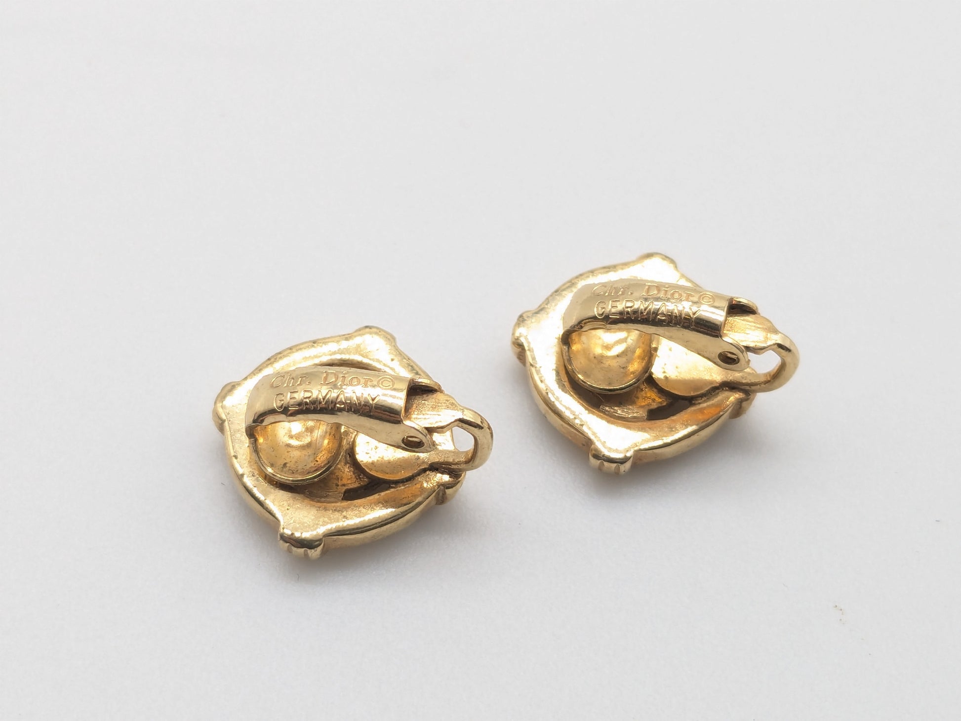 Dior logo earrings