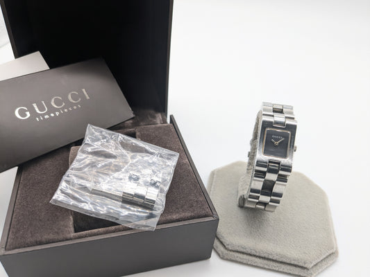 GUCCI 2305L 0079375 Quartz Black Dial Immovable Women's Watch