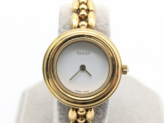 GUCCI Change Bezel 11/12.2 1221825 Quartz Immovable Women's Watch