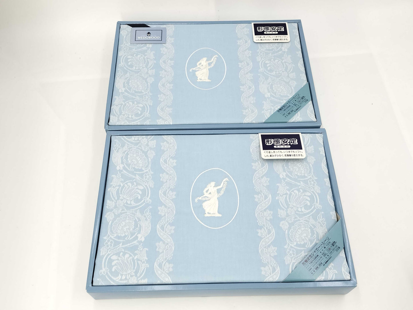 WEDGWOOD Jacquard Sheets Unused 2 Boxes Set Other Accessories
