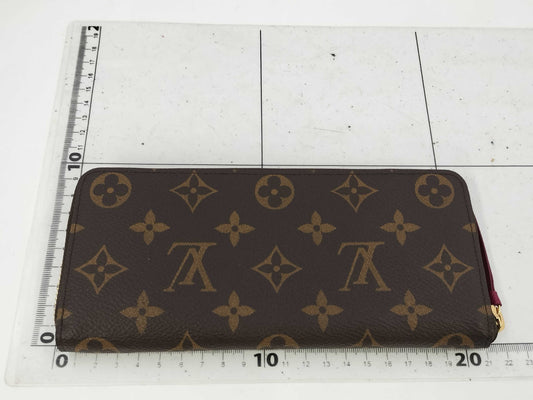 LOUIS VUITTON LV Monogram M60742 Portefeuille Clemence Wallet, Unused