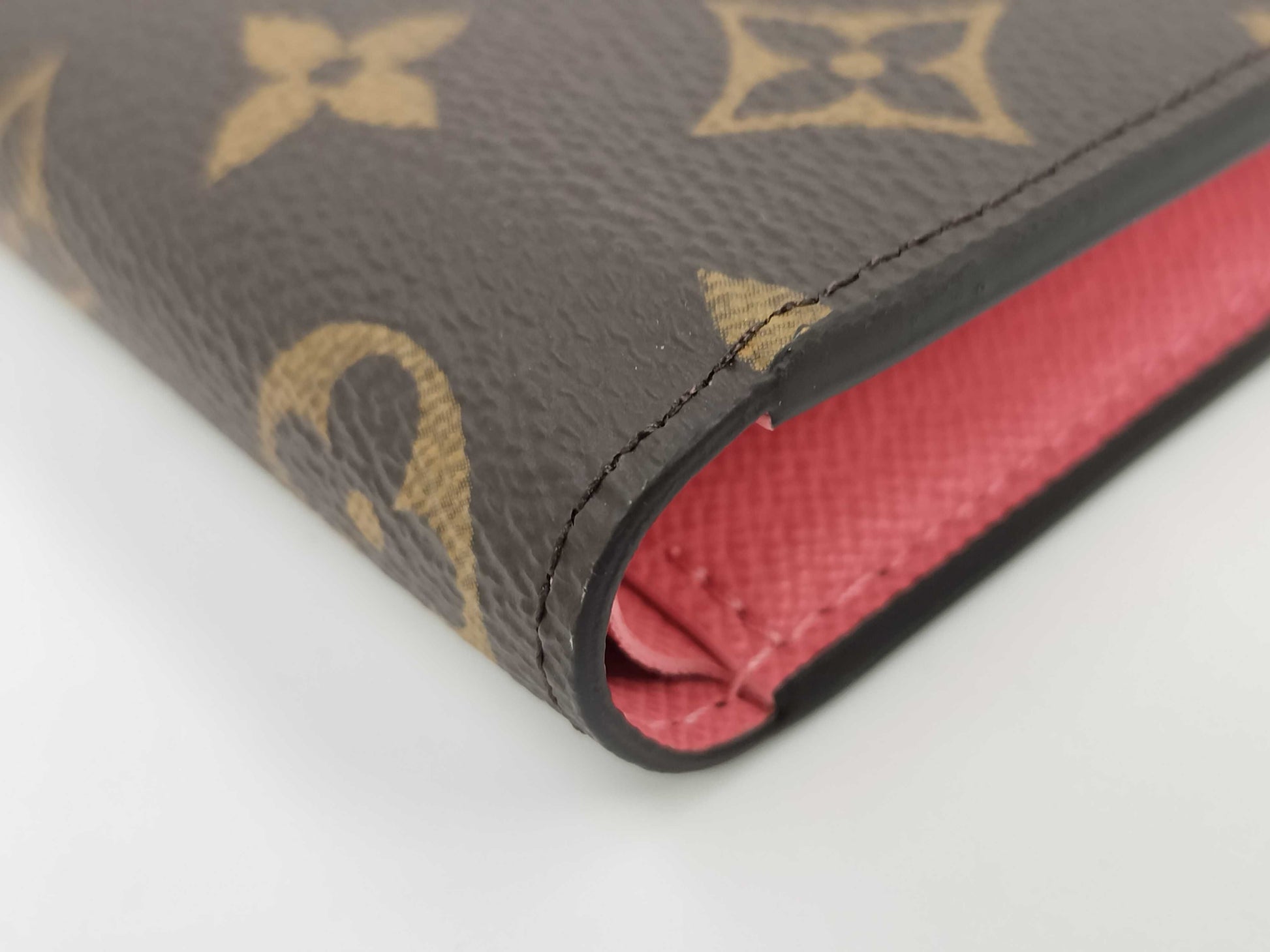 LOUIS VUITTON LV M25692 Monogram Eugenie Pink Portefeuille Lisa Unused RFID Pouch