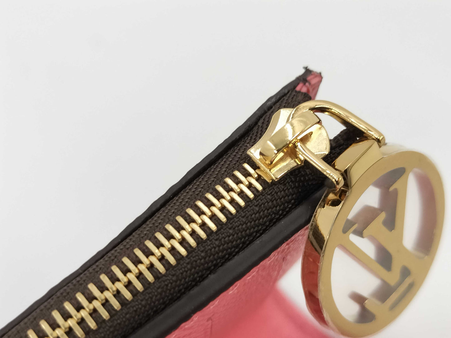LOUIS VUITTON LV M25692 Monogram Eugenie Pink Portefeuille Lisa Unused RFID Pouch