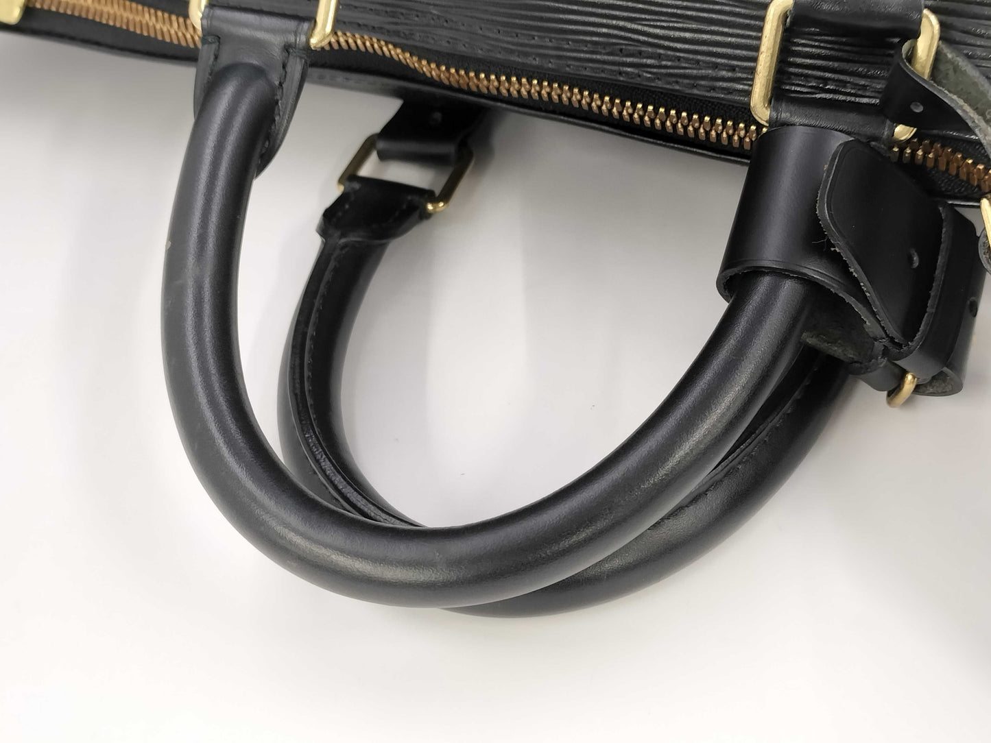 LOUIS VUITTON LV Epi Leather M42962 Keepall 50 SP0978 Boston Bag with Name Tag