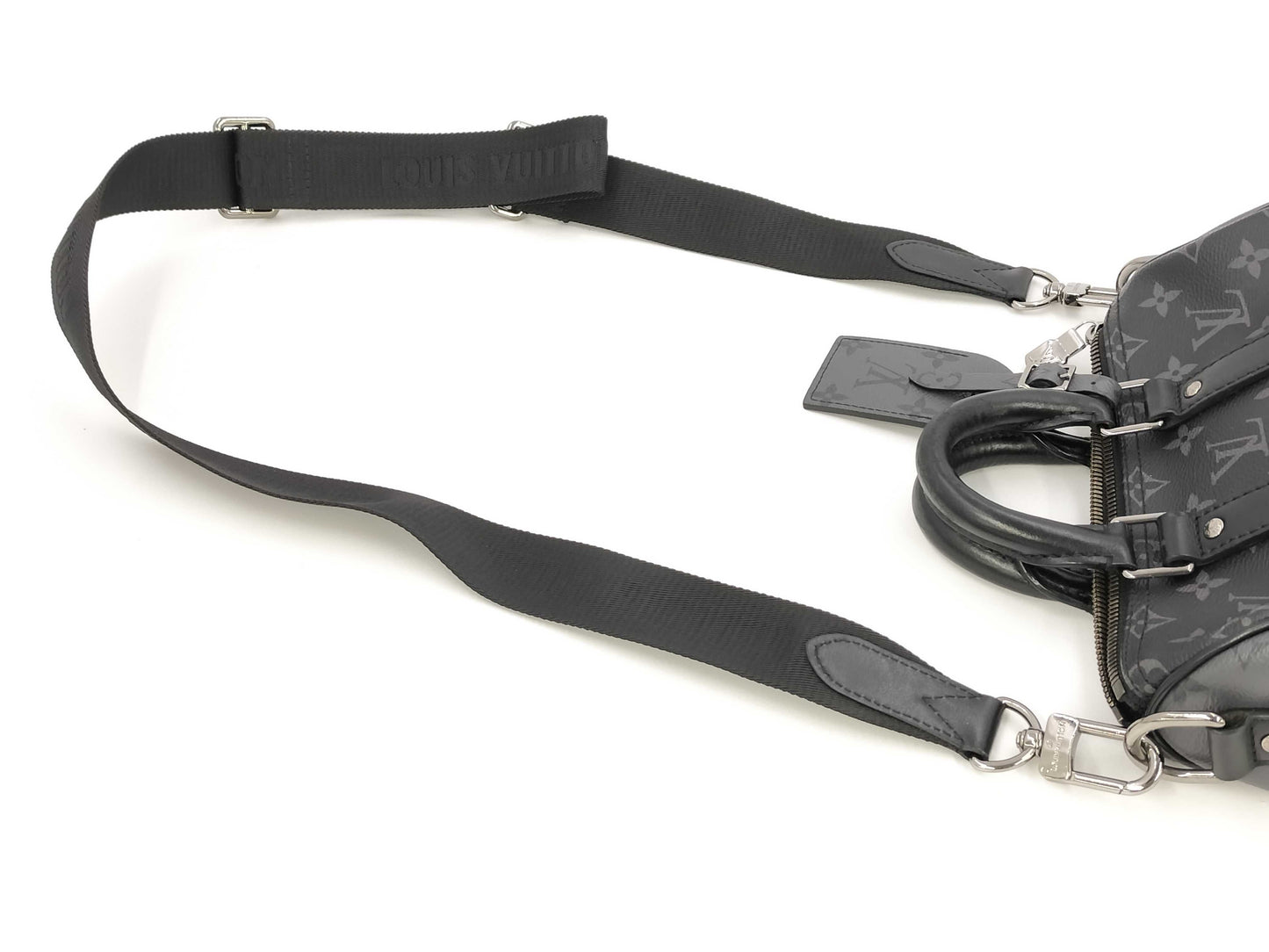LOUIS VUITTON LV M46271 Eclipse Keepall Bandouliere 25 RFID Shoulder Bag
