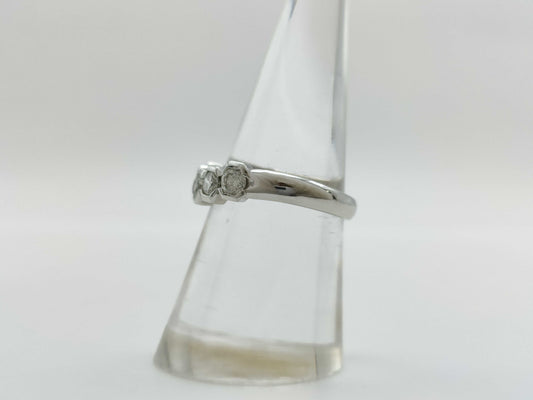 D0.77ct K18WG 4.8g Ring