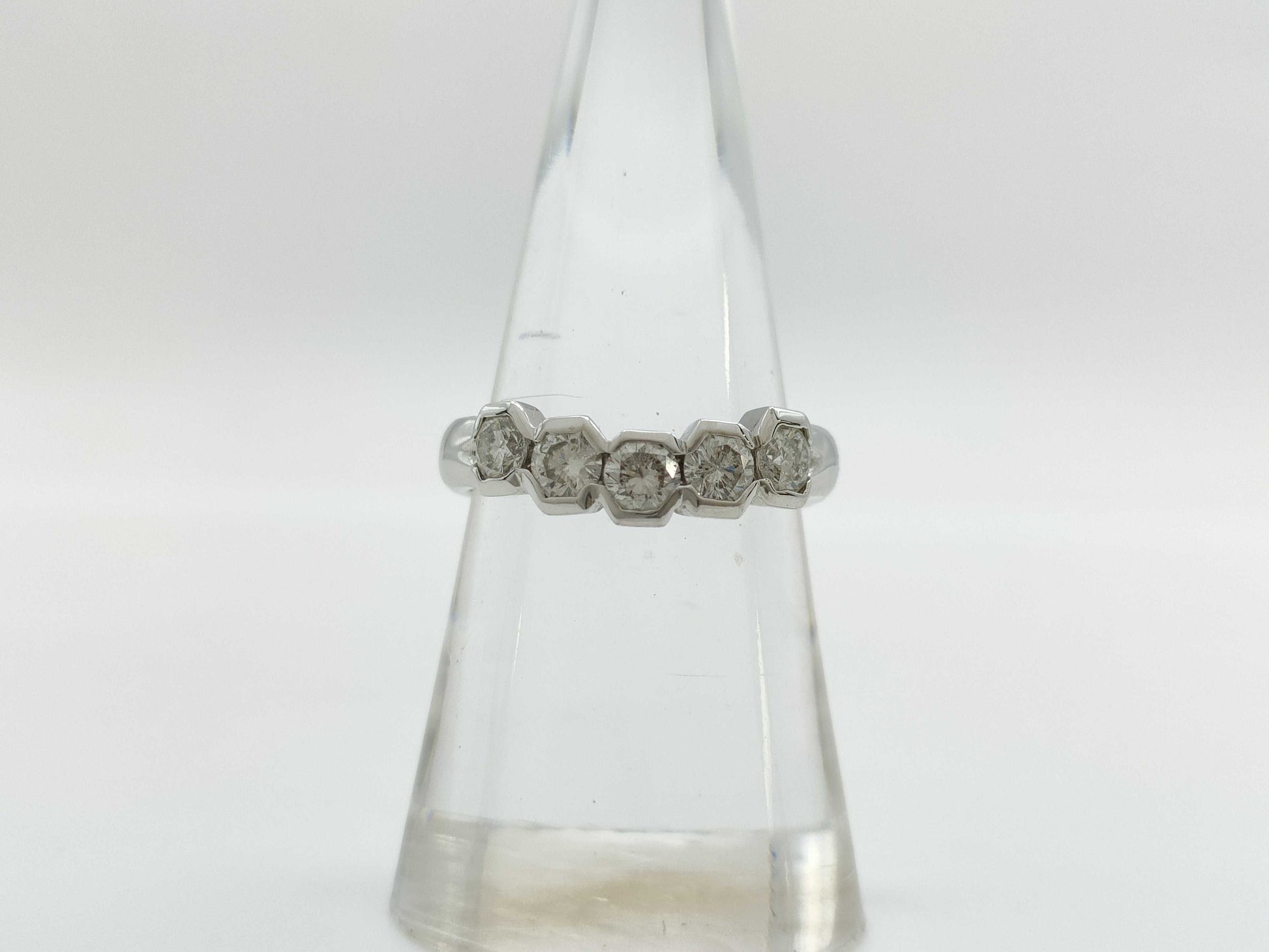 D0.77ct K18WG 4.8g Ring