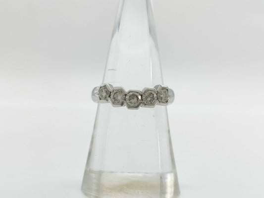 D0.77ct K18WG 4.8g Ring