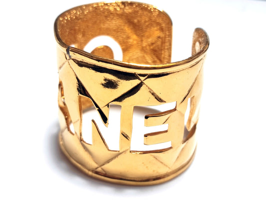 CHANEL CHANEL Logo Bangle Bracelet Bangle
