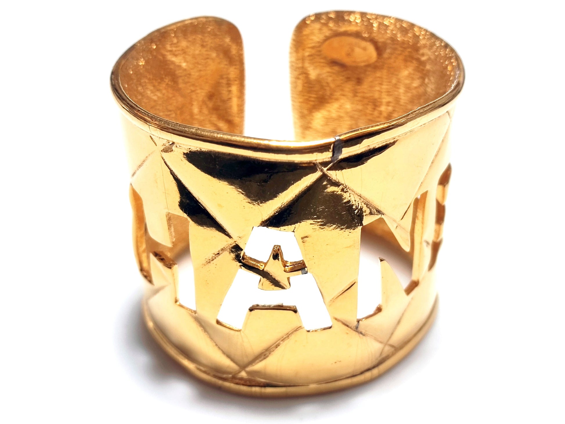 CHANEL CHANEL Logo Bangle Bracelet Bangle