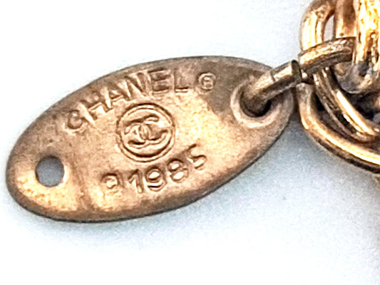 CHANEL Cocomark Ball Swing Necklace Necklace