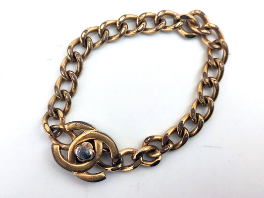 CHANEL Cocomark Turnlock Bracelet 96P Bracelet Bangle