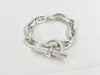 HERMES Schone Dunkle GM 13 Frames 72g SV925 Bracelet Bracelet Bangle