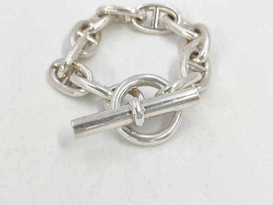 HERMES Chaine d'Ancre TGM 11 links 106.4g SV925 Bracelet Bracelet Bangle