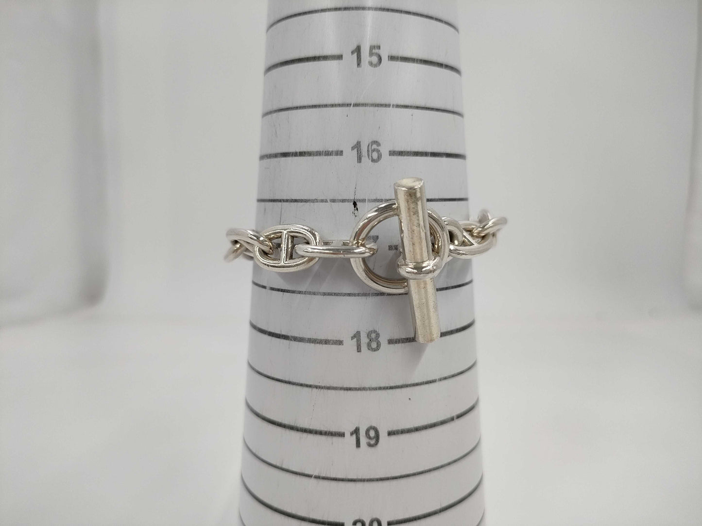 HERMES Shane Dunkle MM 16 Frames 56.7g SV925 Bracelet Bracelet Bangle