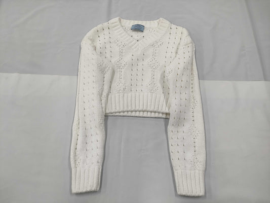 PRADA PRADA Prada Cropped Knit Sweater Size 36 Tops