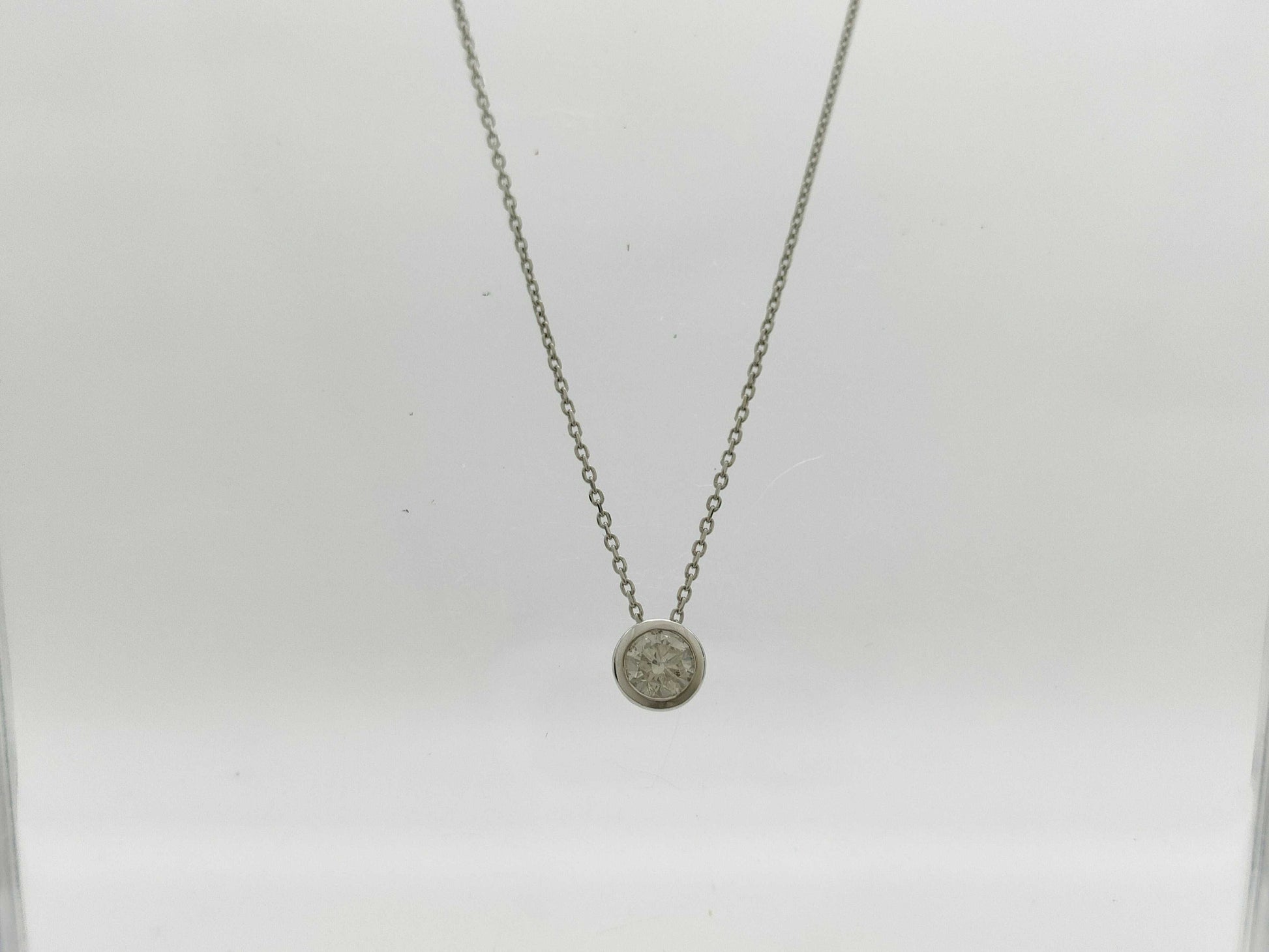 D0.306ct PT900/850 1.9g Necklace