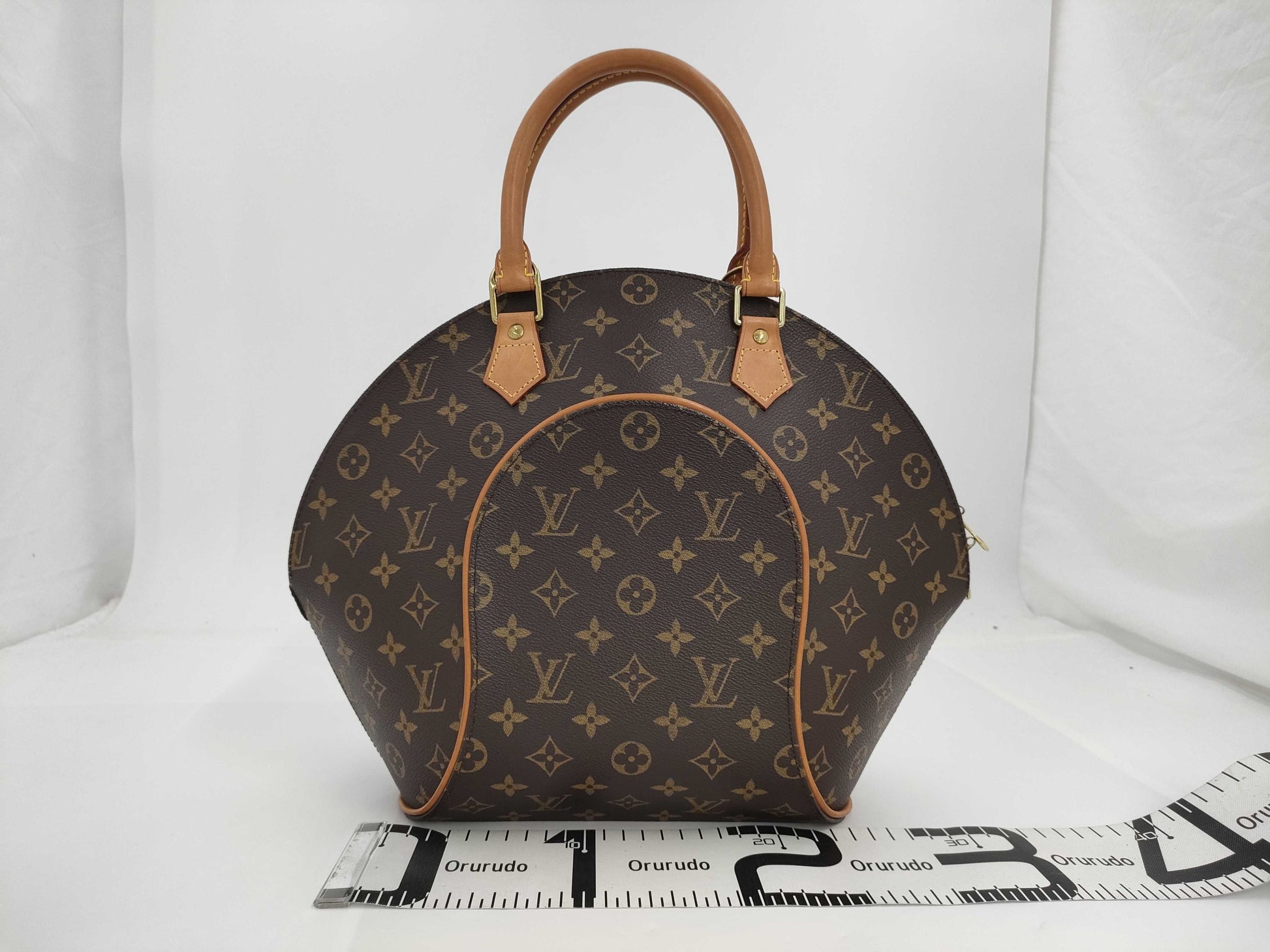 LOUIS VUITTON Vuitton Monogram Ellipse MM M51126 TH0063 Storage Bag Padlock Key 2 Pouch