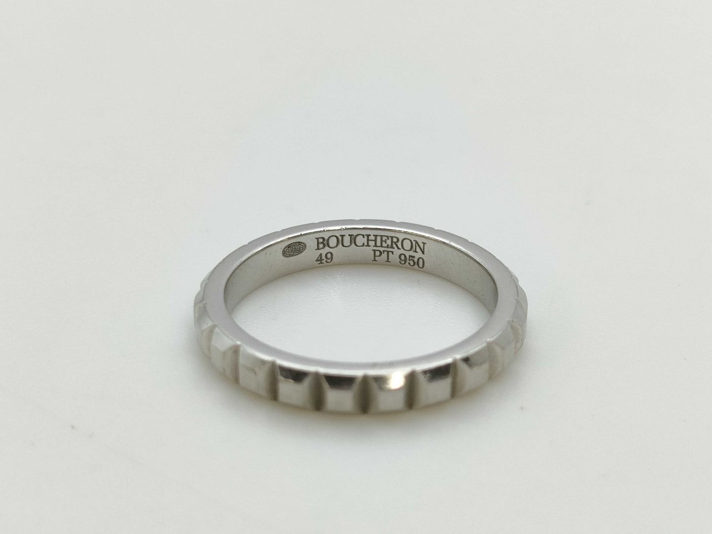 BOUCHERON Cattle #49 PT950 4.6g Ring