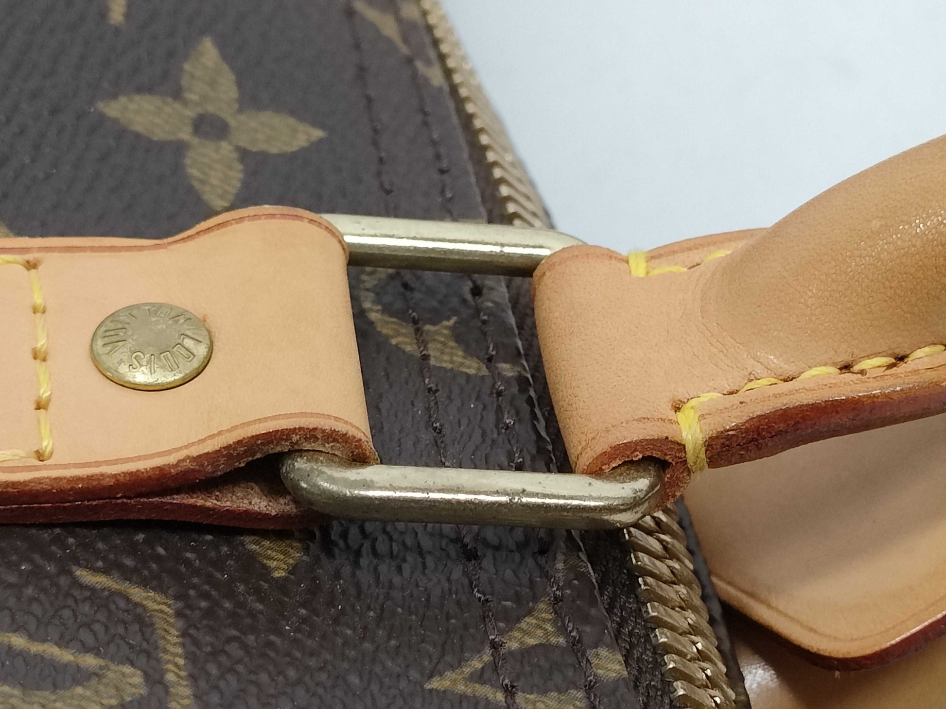 LOUIS VUITTON Monogram Vuitton Keypol 50 Boston Bag