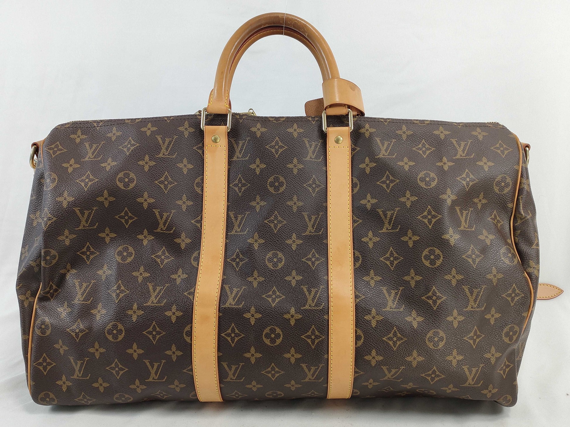 LOUIS VUITTON Monogram Vuitton Keypol 50 Boston Bag