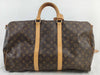 LOUIS VUITTON Monogram Vuitton Keypol 50 Boston Bag