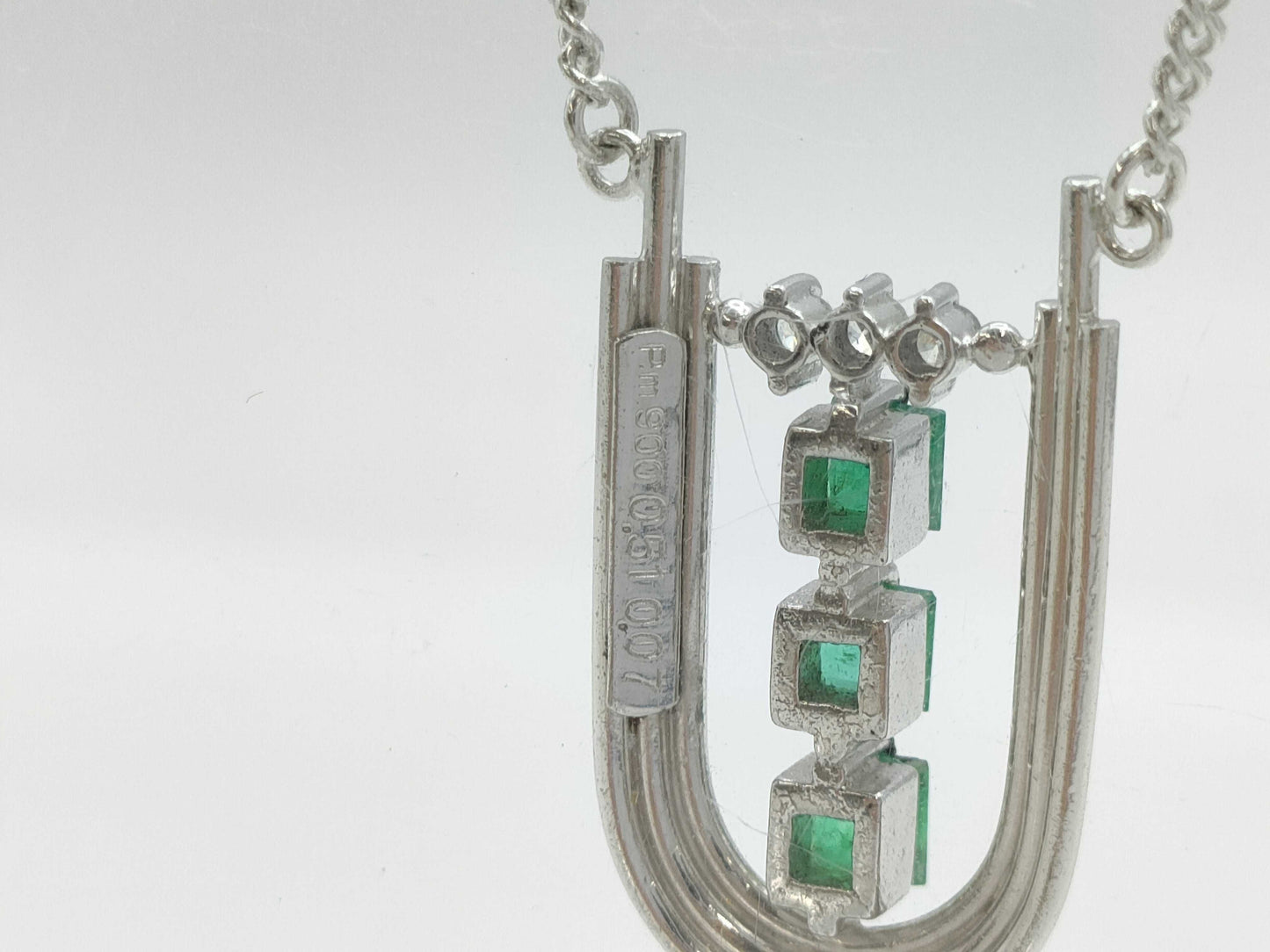 E0.51ct D0.07ct PM900/PT850 7.9g Necklace