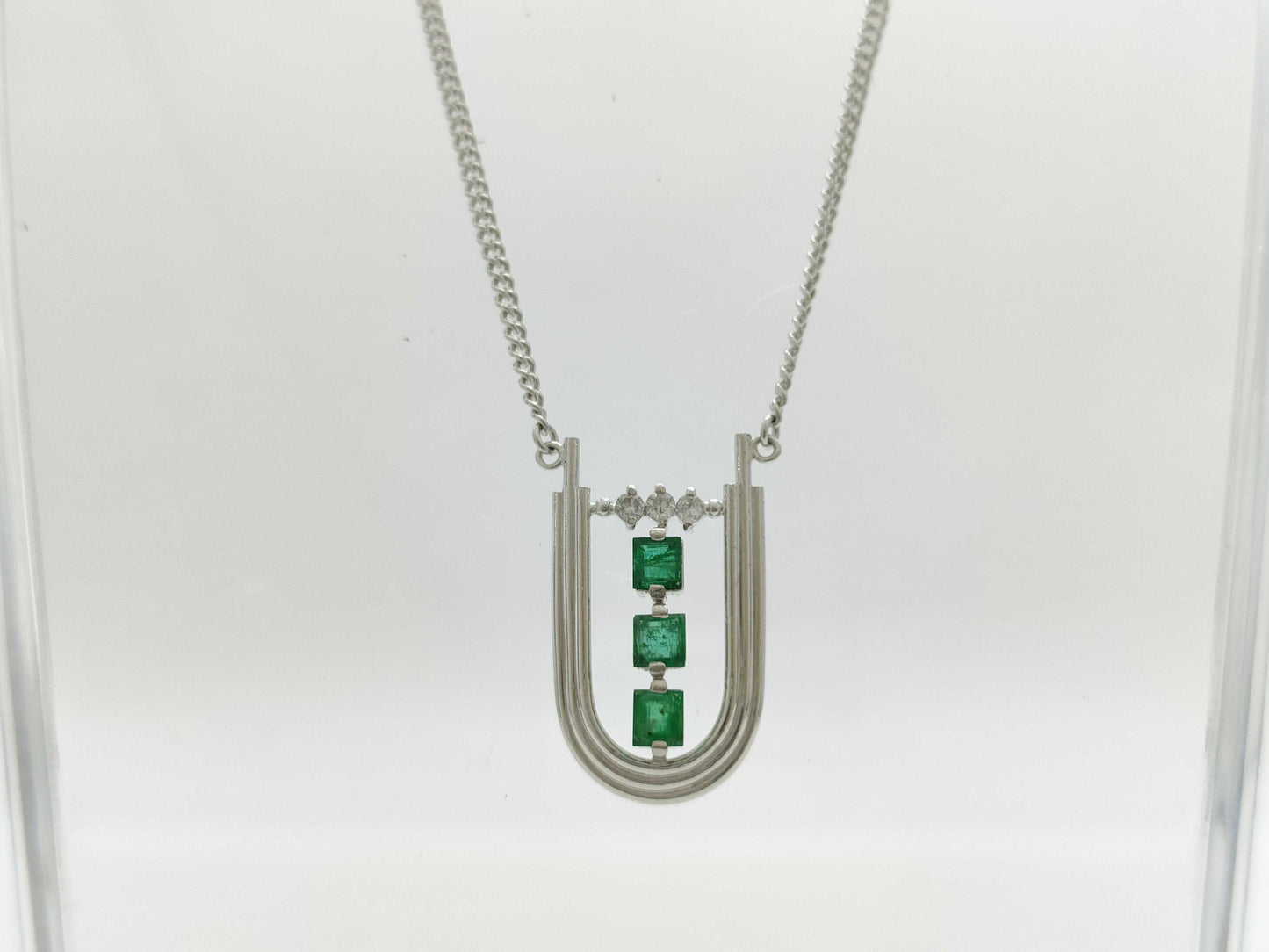 E0.51ct D0.07ct PM900/PT850 7.9g Necklace