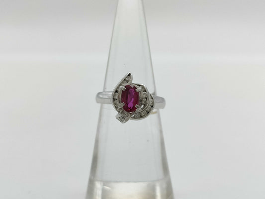 R0.59ct D0.21ct PT900 4.8g Ring