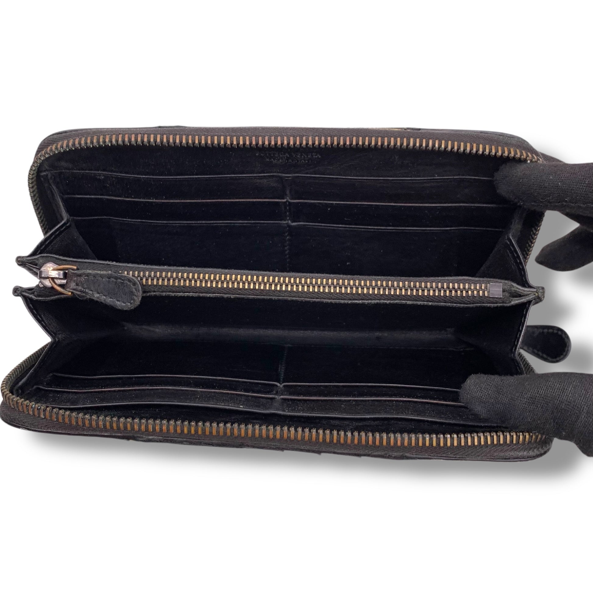 BOTTEGA VENETA Intrecciato Zip-Around Wallet