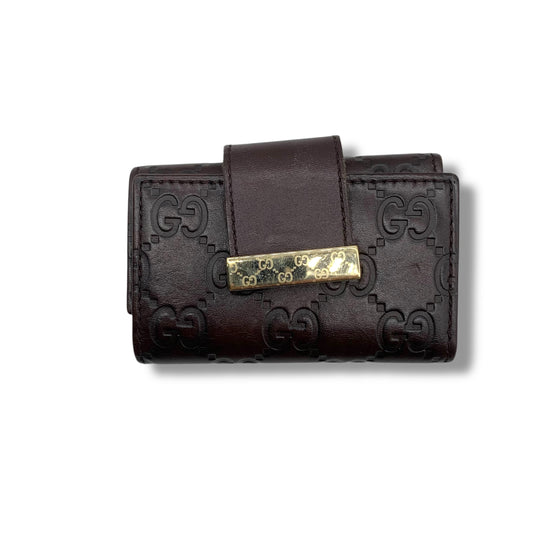 GUCCI GUCCI Gucci Key Case Brown Key Case/Key Holder