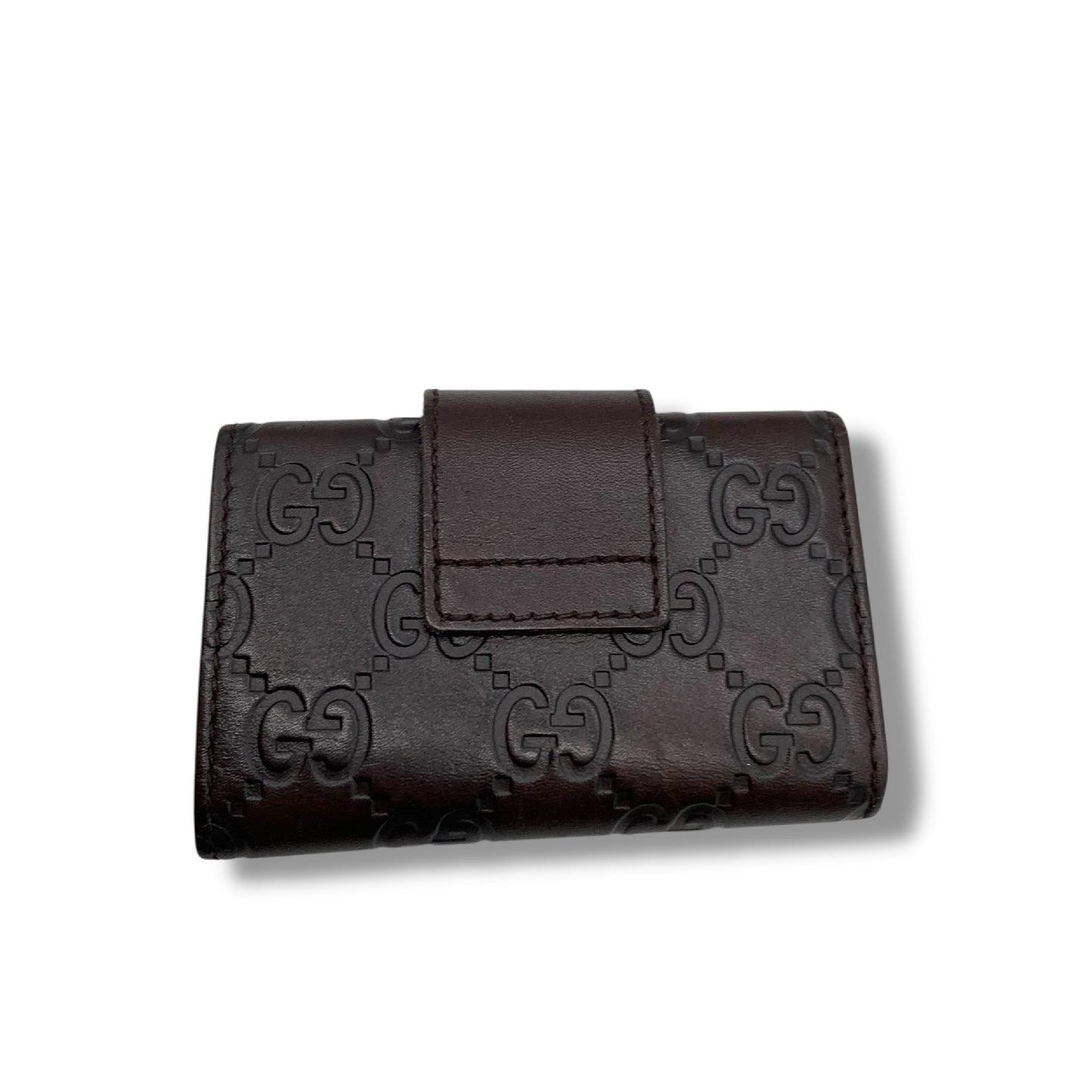 GUCCI GUCCI Gucci Key Case Brown Key Case/Key Holder