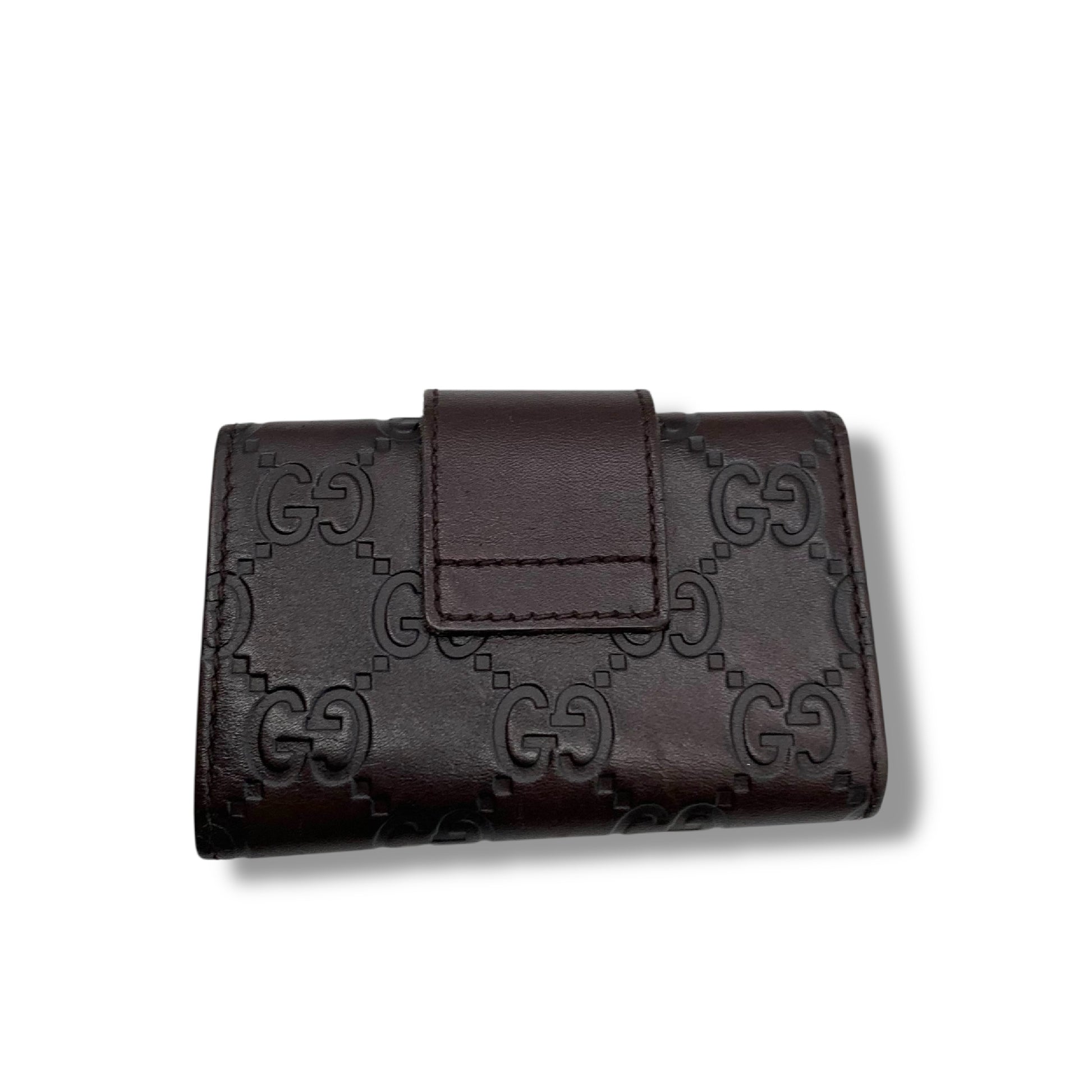 GUCCI GUCCI Gucci Key Case Brown Key Case/Key Holder