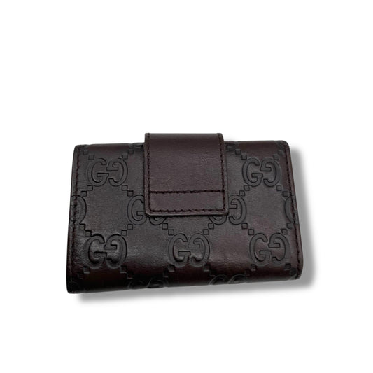 GUCCI GUCCI Gucci Key Case Brown Key Case/Key Holder