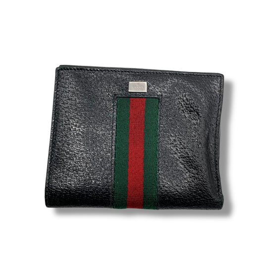 GUCCI GUCCI Sherry Line Folding Wallet Leather Wallet