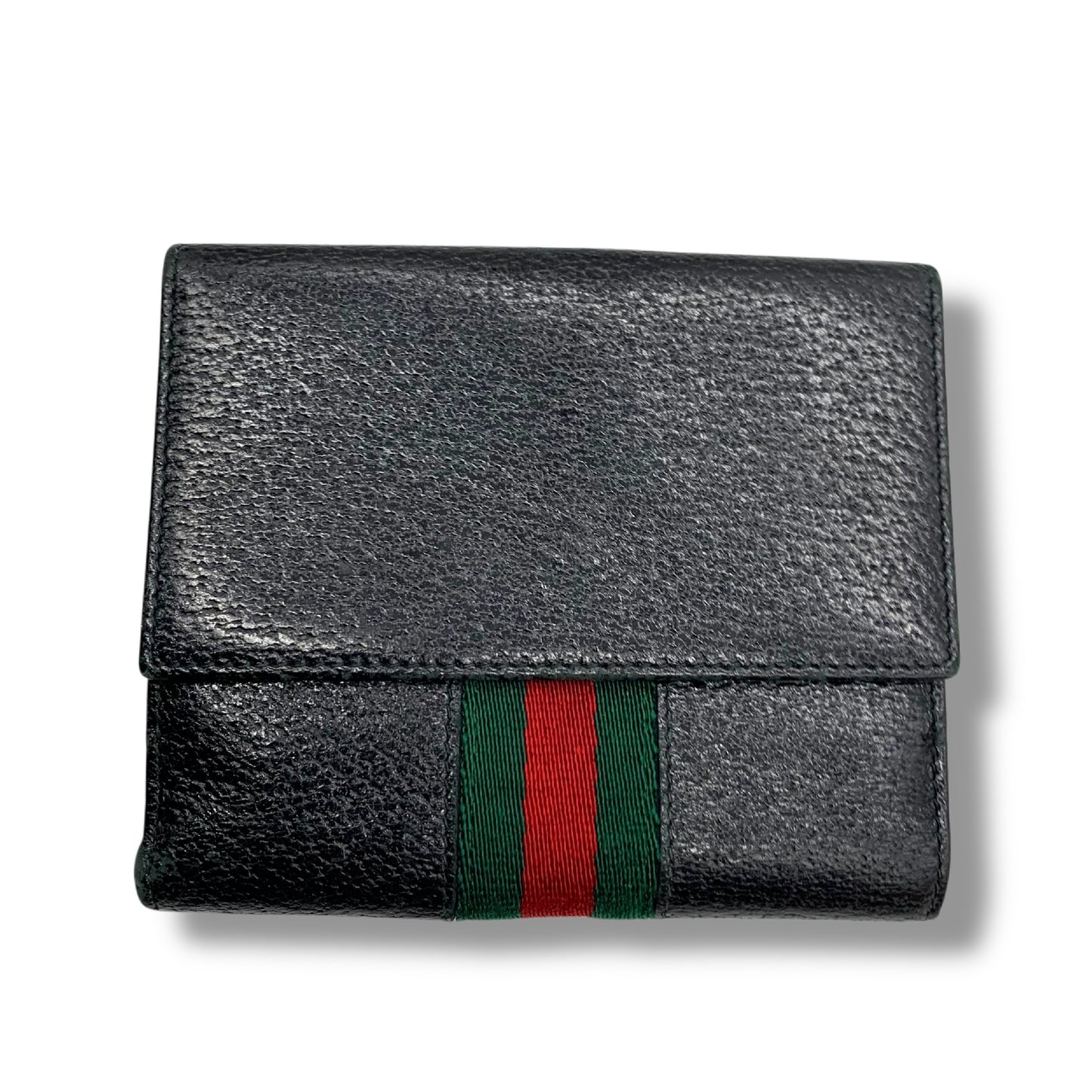 GUCCI GUCCI Sherry Line Folding Wallet Leather Wallet