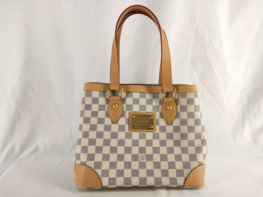 LOUIS VUITTON Damier Azure LV Damier Azul Hampstead Handbag Handbag