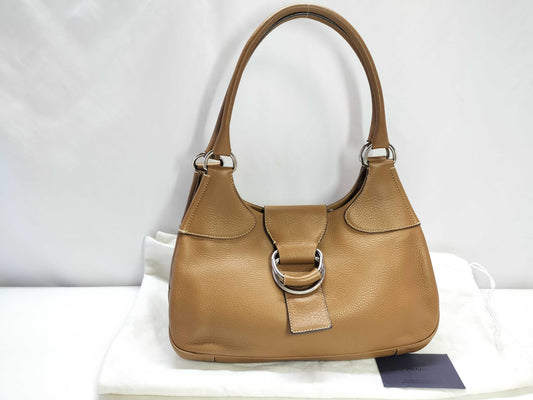PRADA PRADA BR1202 Shoulder Bag Triangular Plate Vittero Dino Anel Sugero Shoulder Bag