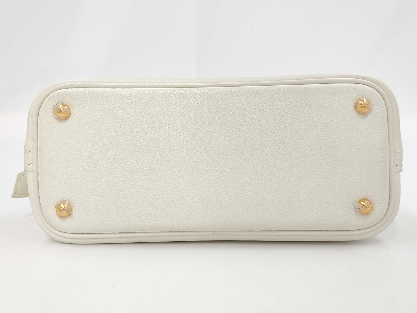 HERMES Bolide Mini U Stamp White Gold Hardware Handbag