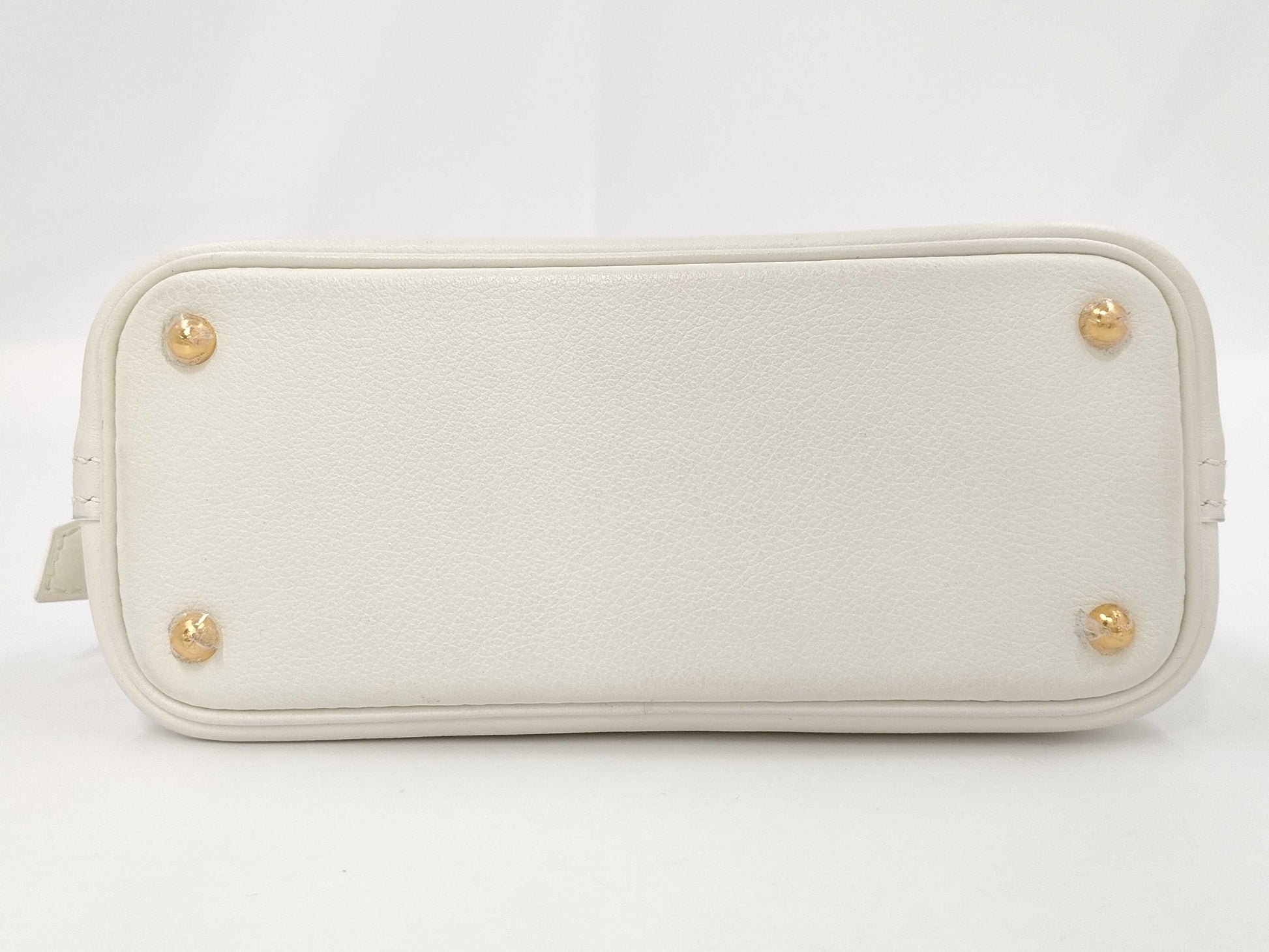 HERMES Bolide Mini U Stamp White Gold Hardware Handbag