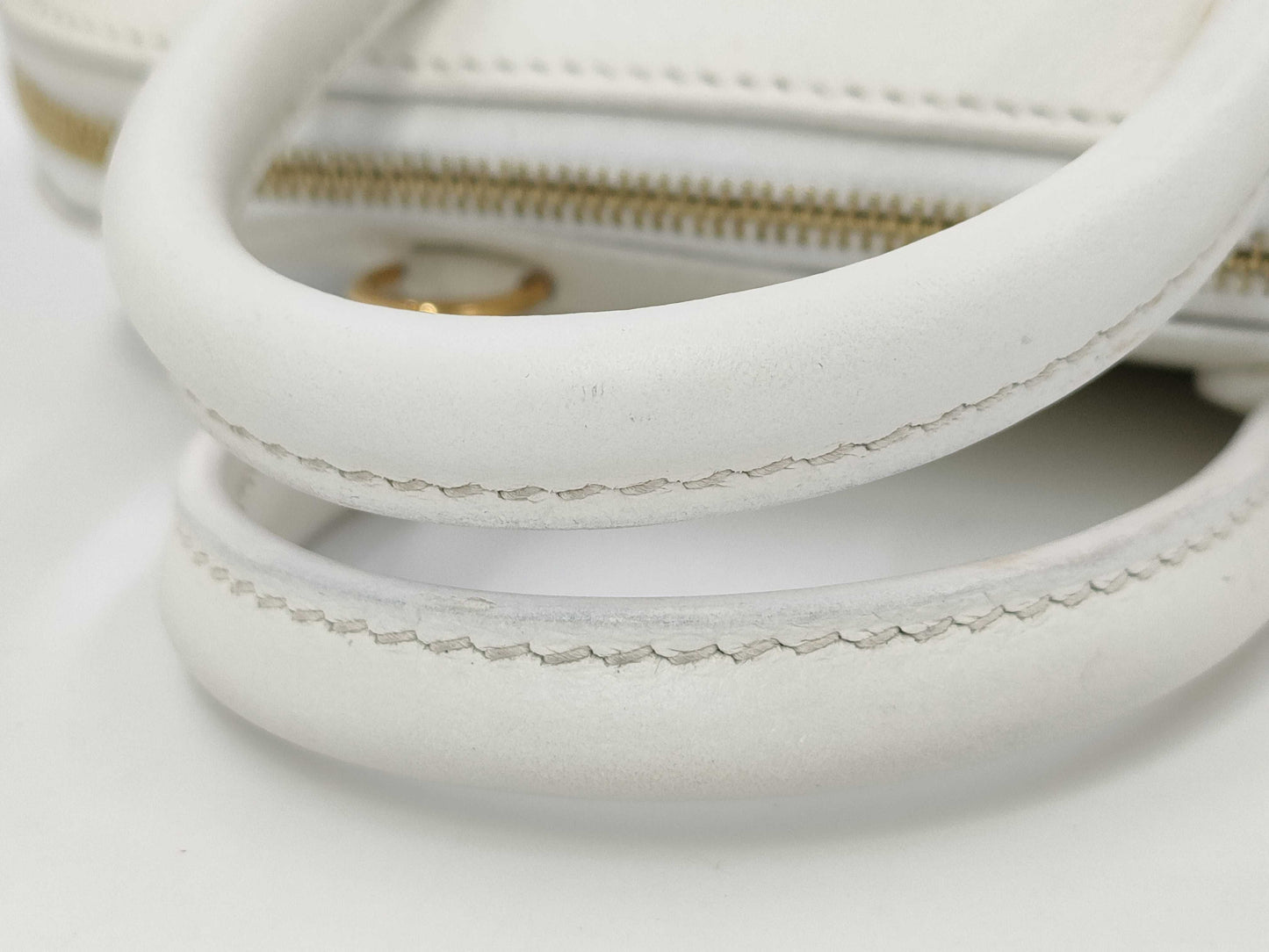 HERMES Bolide Mini U Stamp White Gold Hardware Handbag