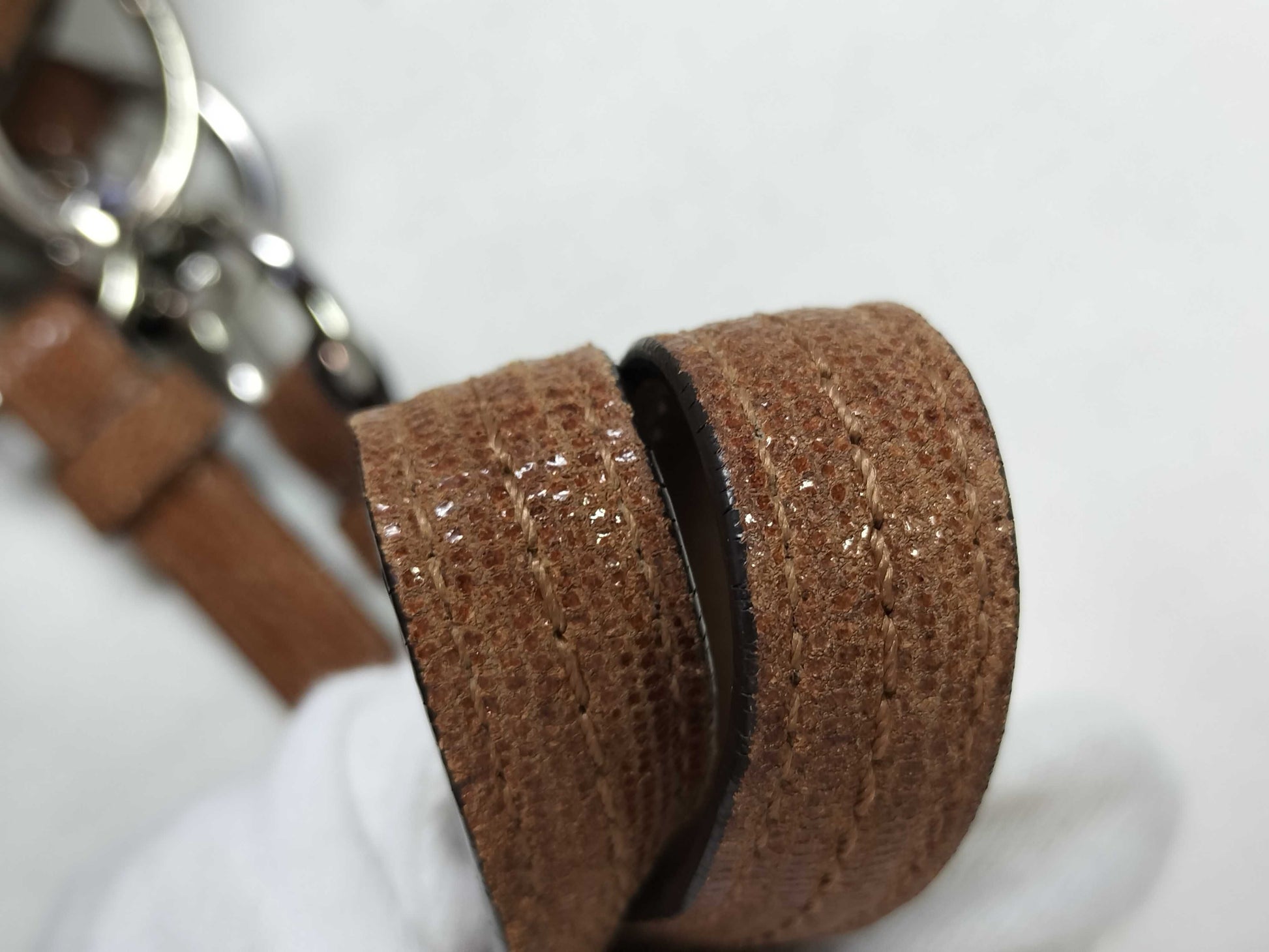 COACH Signature COCAH Coach Signature Canvas x Lizard Tote Bag 20807 Tote Bag