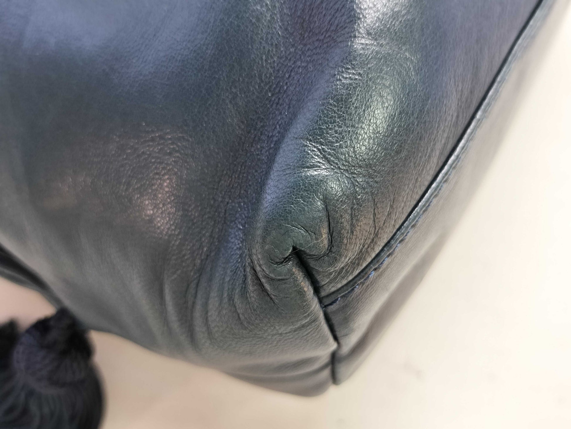 PRADA PRADA Prada Nappa Leather Clutch Bag Tassel Clutch Bag