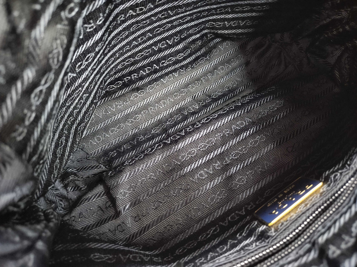 PRADA PRADA Prada Nappa Leather Clutch Bag Tassel Clutch Bag