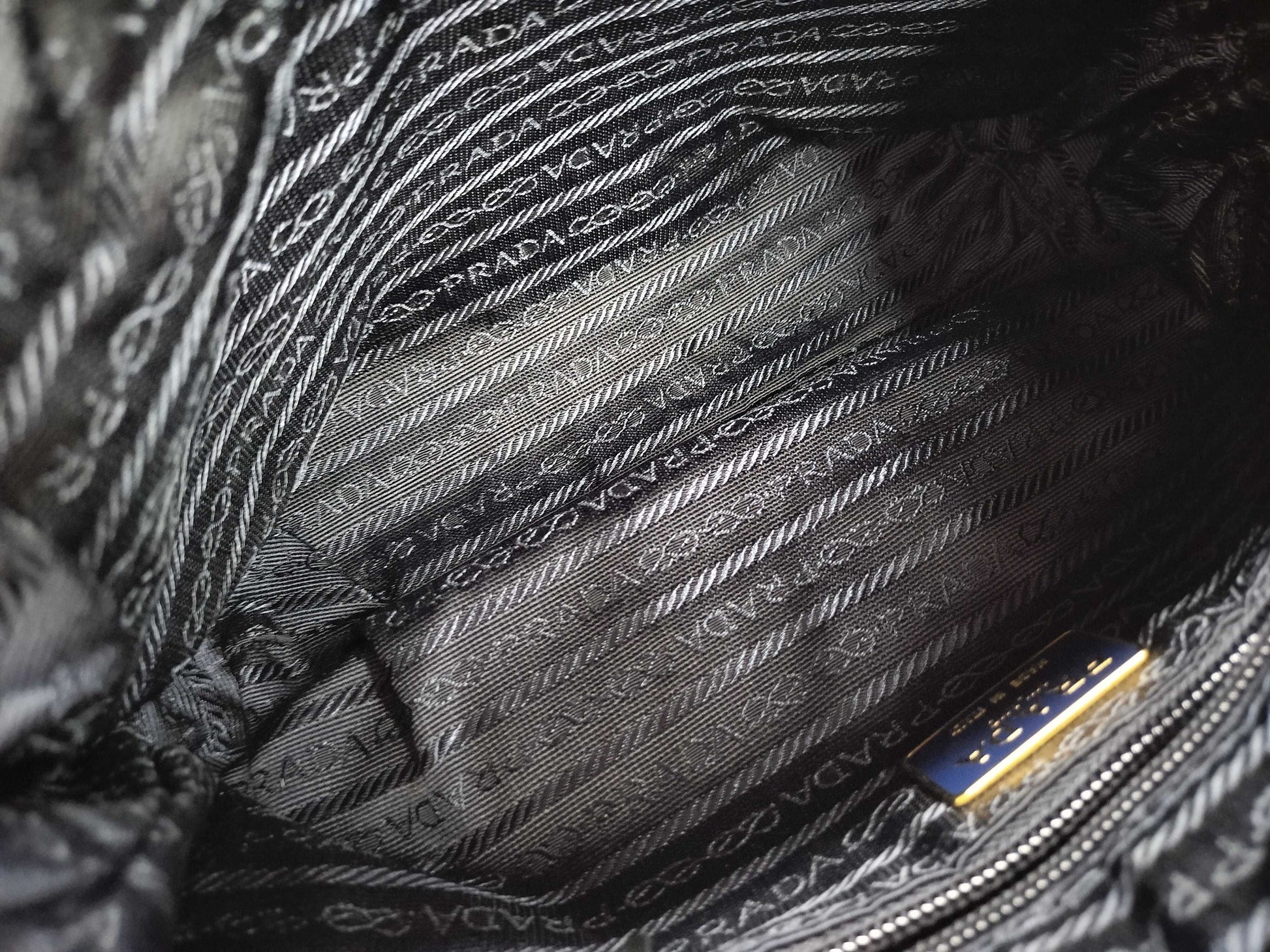 PRADA PRADA Prada Nappa Leather Clutch Bag Tassel Clutch Bag